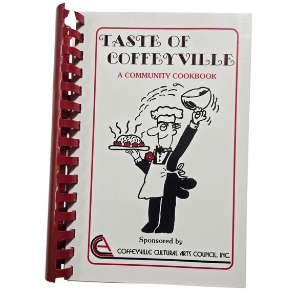 Taste Of Coffeyville Community Cookbook Kansas Recipe Book 1997 Vintage AS IS - Picture 1 of 16